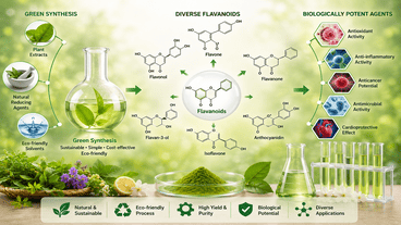 Green Synthesis of Diverse Flavanoids as Biologically Potent Agents 