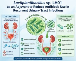 Lactiplantibacillus sp LH01 as an Adjuvant to Reduce Antibiotic Use in Recurrent Urinary Tract Infections